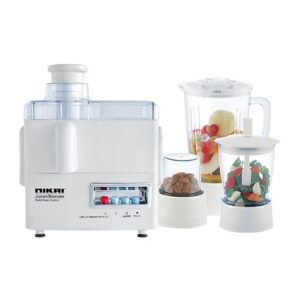 Nikai 4-In-1 Juicer, Blender, Grinder & Mincer, 300W, NFP1724N